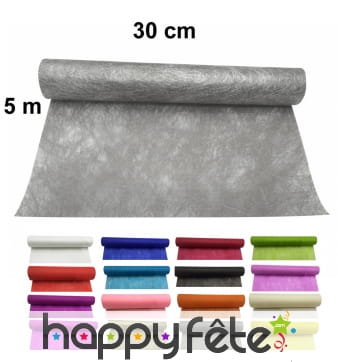 Chemin de table intissé de 30cm / 5m
