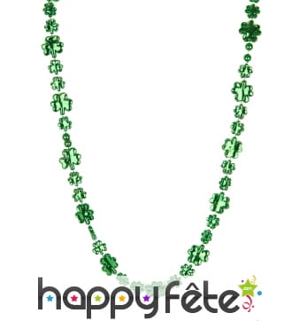 Collier de trèfles Saint Patrick