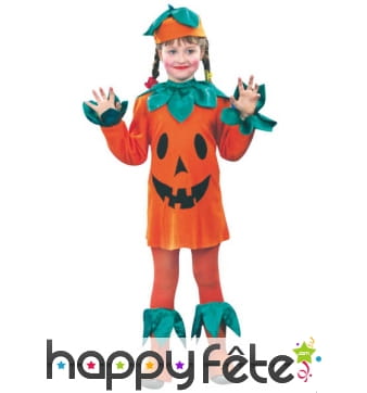Costume enfant citrouille