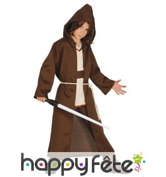 Costume enfant de Obi Wan kenobi avec capuche