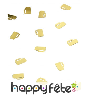 Confettis en forme de bière