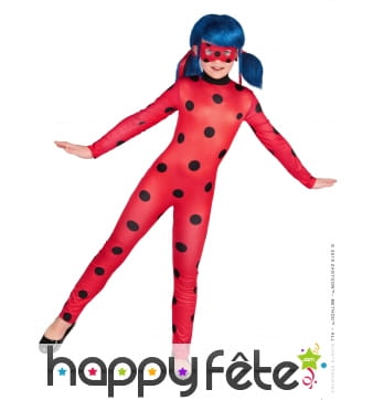 Combinaison et masque de Ladybug Miraculous, fille