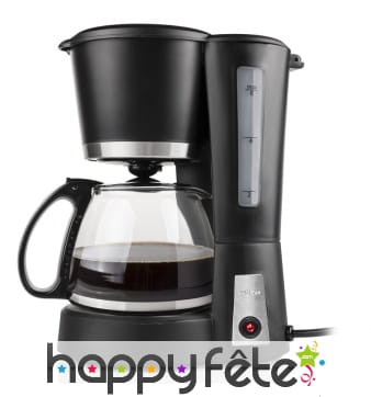 Cafetière électrique noire de 0,6 L