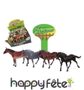 Cheval en plastique de 7 cm