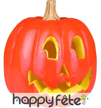 Citrouille en plastique