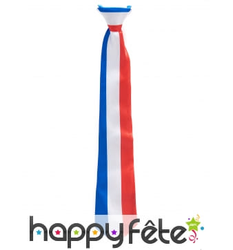 Cravate France bleu blanc rouge