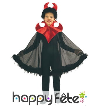 Costume fée diabolique pour enfant
