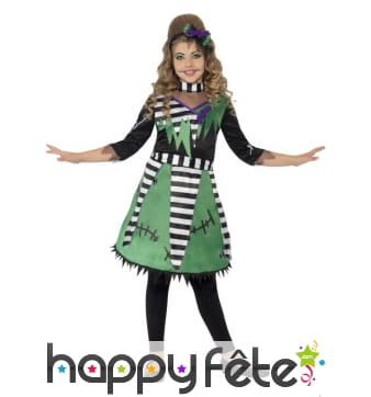 Costume Fiancée de Frankenstein enfant