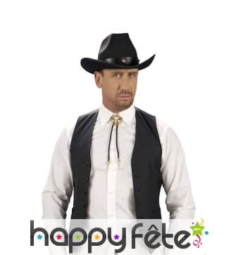 Cravate ficelle tête de bison