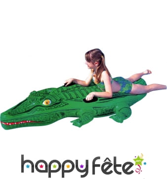 Crocodile gonflable