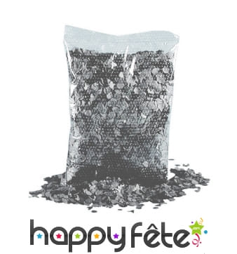 Confettis gris foncé par 200gr