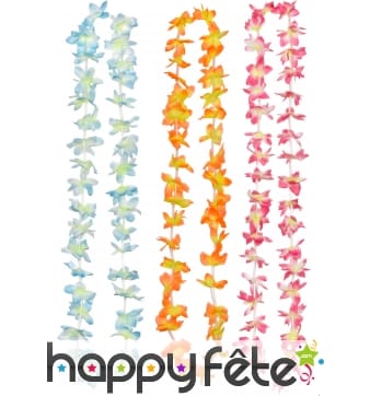 Collier hawaen en fleur