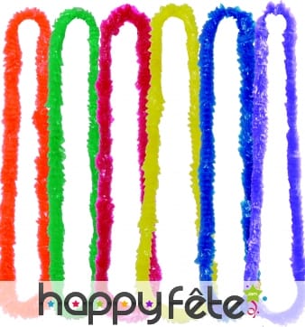 Collier hawaien en plastique