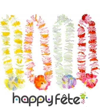 Collier hawaÏen fleur d'hibiscus