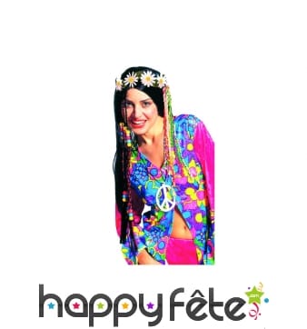 Couronne hippie fleurie