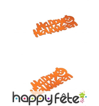 Confettis Happy Halloween de 5 x 2 cm