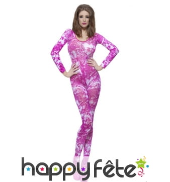 Combinaison imprimé rose