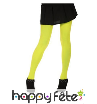 Collants jaune fluo 60 deniers