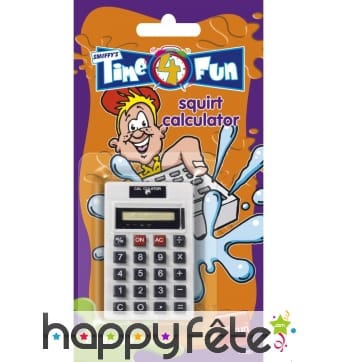 Calculatrice lançeuse d'eau