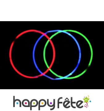 Colliers lumineux jumbo bleu