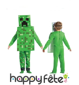 Combinaison Minecraft Creeper pour enfant