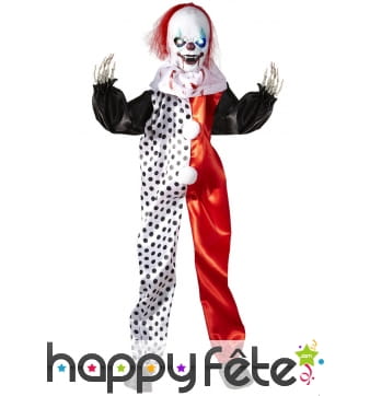 Clown monstre décoratif lumineux de 90 cm