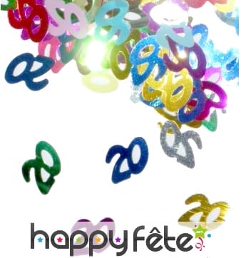 Confettis n°20 multicolores