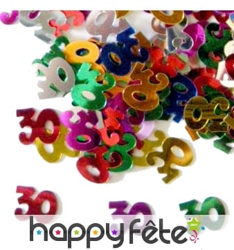 Confettis n°30 multicolores