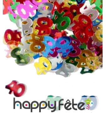 Confettis n°40 multicolores