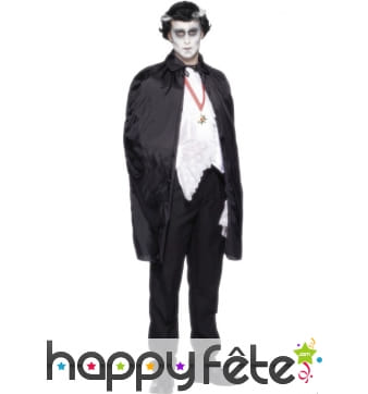 Cape noire de vampire