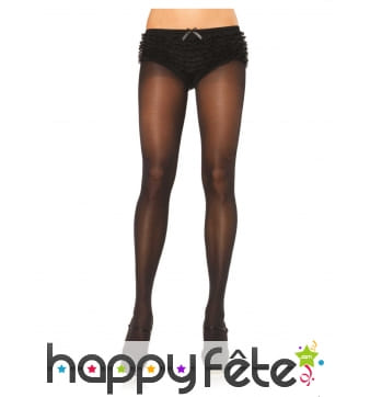 Collants noirs opaque pour adulte