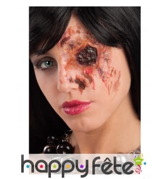 Cicatrice oeil percé pour adulte