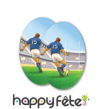 Cut-out rugby en carton de 30x40 cm