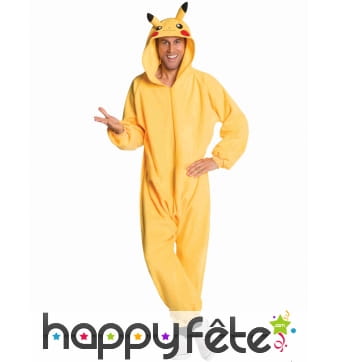 Combinaison Pikachu pour adulte