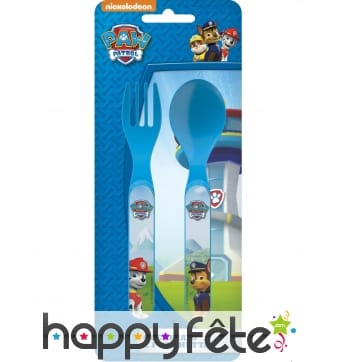 Couverts Pat Patrouille en plastique