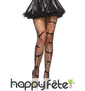 Collants résilles chauve-souris