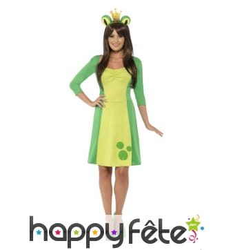 Costume robe de princesse grenouille