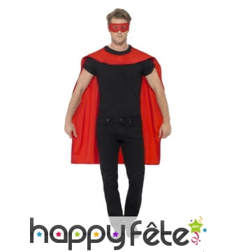 Cape rouge pour adulte