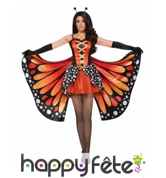 Costume robe papillon pour femme