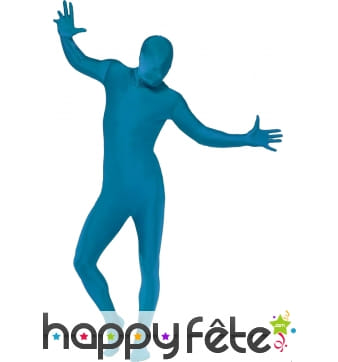 Combinaison seconde peau bleu