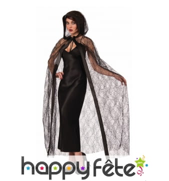 Cape toile d'araignées à dentelles