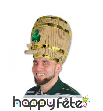 Chapeau tonneau de bière Saint patrick