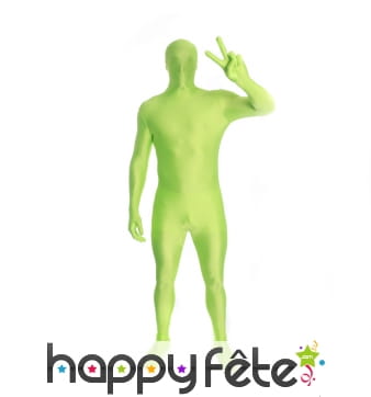 Combinaison verte phosphorescente Morphsuit