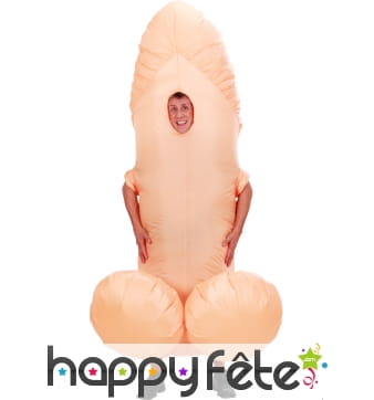 Costume zizi gonflable