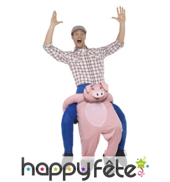 Déguisement à dos de cochon