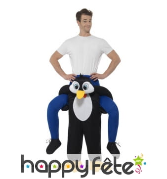 Déguisement à dos de pingouin