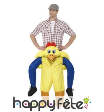 Déguisement à dos de poulet