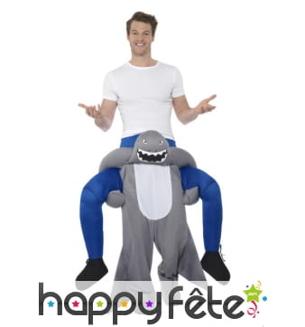 Déguisement à dos de requin