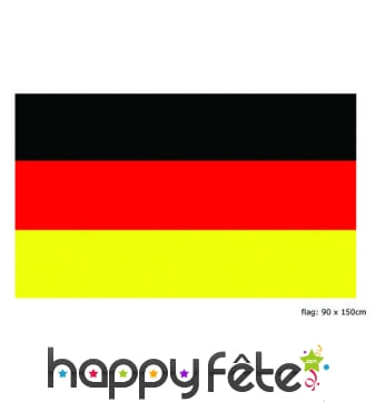 Drapeau Allemand de 150 x 90 cm