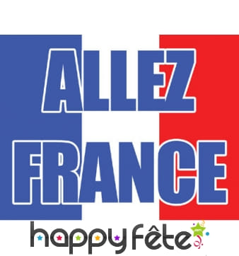 Drapeau Allez France de 70 x 100 cm